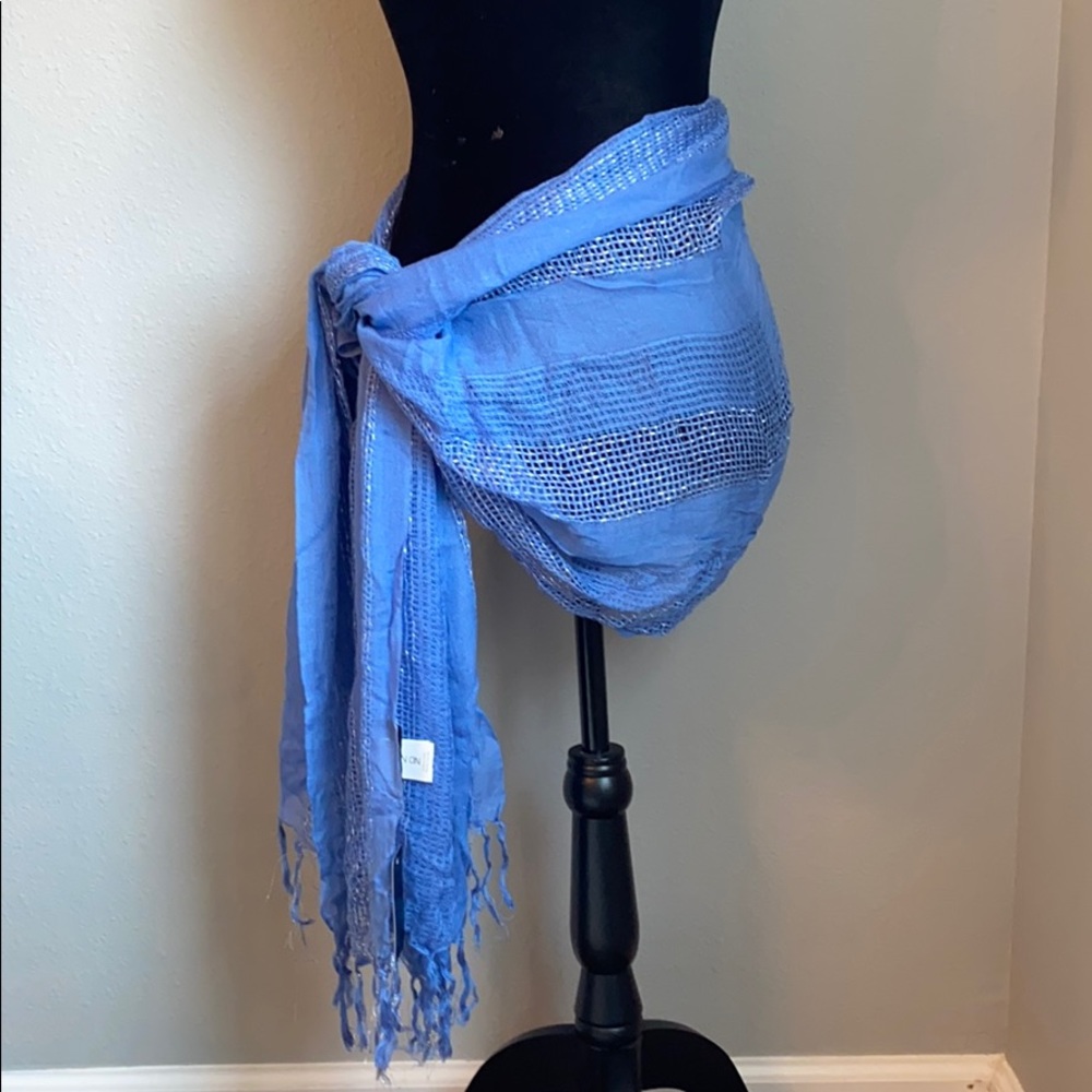 Very long cotton scarf sarong shawl beach cover up